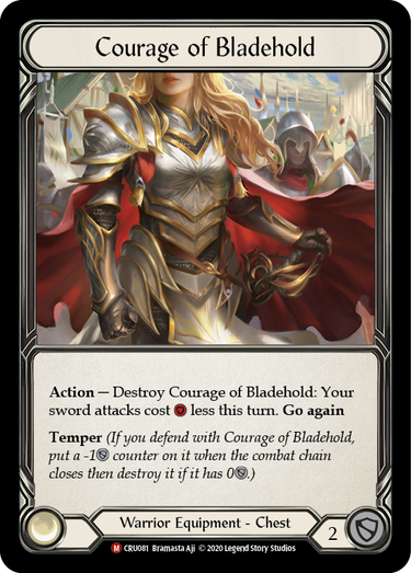Courage of Bladehold (1st Ed) - Cold Foil